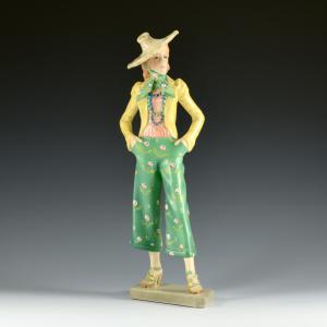 At the seaside - Abele Jacopi, Lenci Manufactory, 1930s